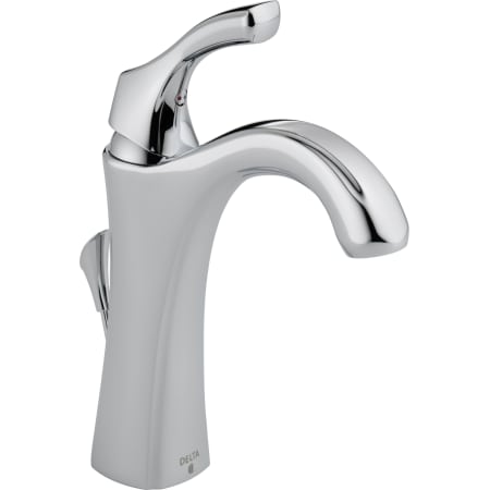 Delta 592-DST Chrome Addison Single Hole Bathroom Faucet with Pop-Up
