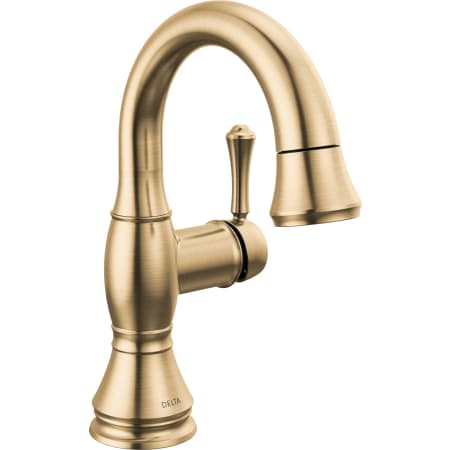 A large image of the Delta 597-PD-DST Champagne Bronze