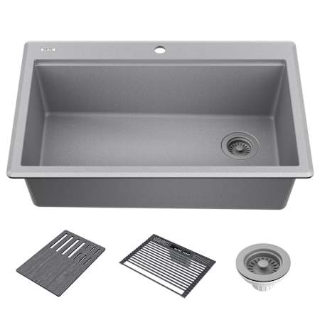 A large image of the Delta 75A933-33S Dark Grey