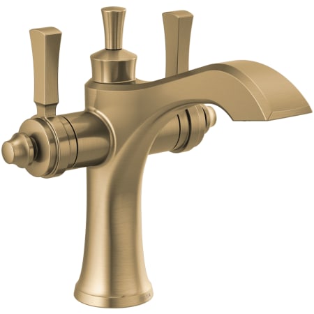 A large image of the Delta 856-DST Champagne Bronze