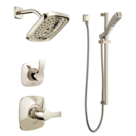 A large image of the Delta DSS-Tesla-1401-H2O Brilliance Polished Nickel