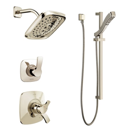 A large image of the Delta DSS-Tesla-1701-H2O Brilliance Polished Nickel