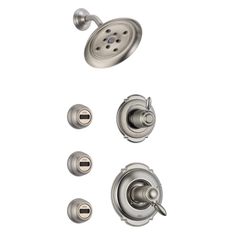 A large image of the Delta DSS-Victorian-17T02-H2O Brilliance Stainless