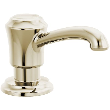 A large image of the Delta RP100735 Lumicoat Polished Nickel