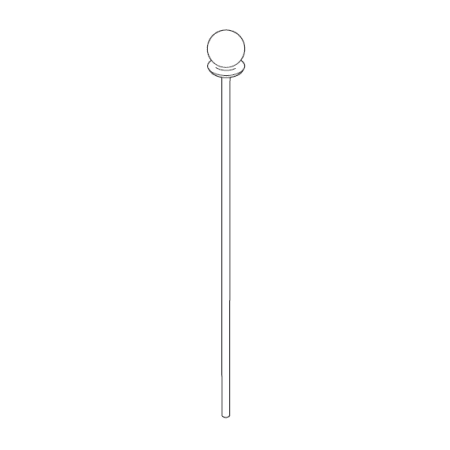 Delta RP60047SS Lewiston Bathroom Lift Rod and Finial Stainless