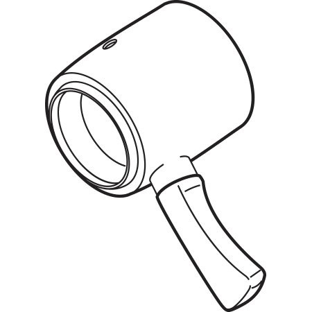 A large image of the Delta RP61275 Chrome