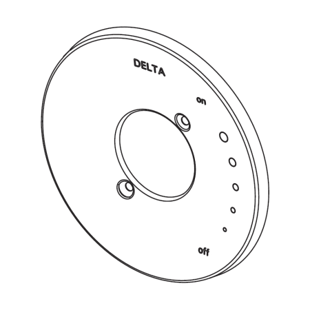 A large image of the Delta RP73374 Chrome