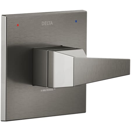 A large image of the Delta T14043 Lumicoat Black Stainless