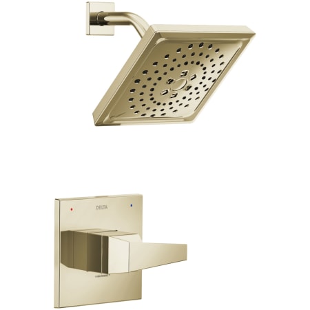 A large image of the Delta T14243 Lumicoat Polished Nickel