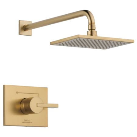 A large image of the Delta T14253-WE Champagne Bronze