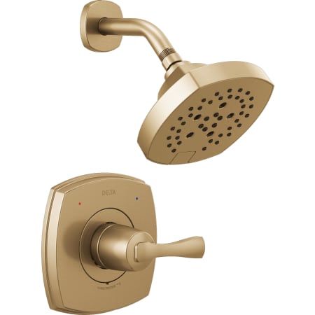 A large image of the Delta T14276 Lumicoat Champagne Bronze