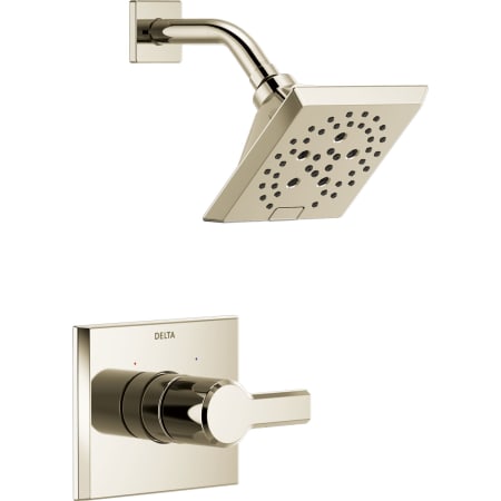 A large image of the Delta T14299 Lumicoat Polished Nickel