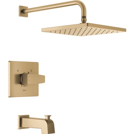 A large image of the Delta T14468-PP Champagne Bronze