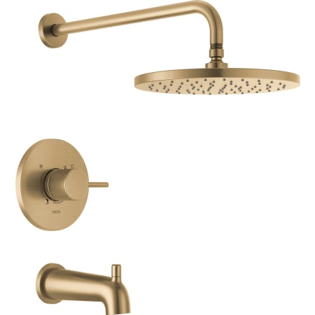 A large image of the Delta T14469-PP Champagne Bronze
