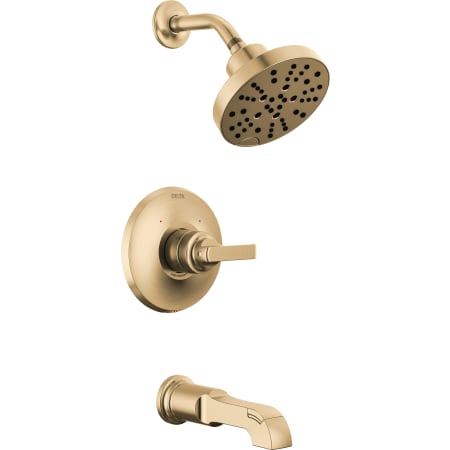 A large image of the Delta T14489 Lumicoat Champagne Bronze