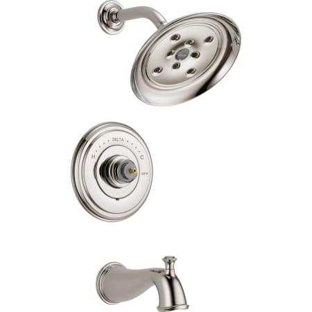 A large image of the Delta T14497-LHP Brilliance Polished Nickel