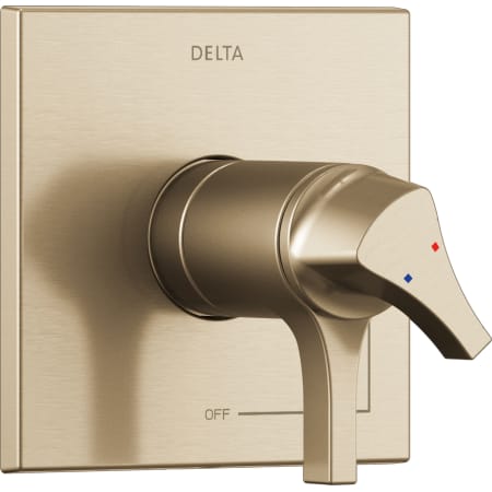 A large image of the Delta T17T074 Champagne Bronze