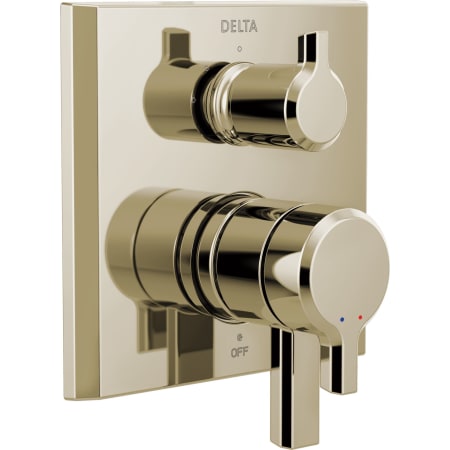 A large image of the Delta T27899 Lumicoat Polished Nickel