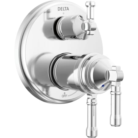 A large image of the Delta T27T884 Lumicoat Chrome