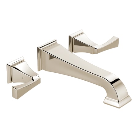 A large image of the Delta T3551LF-WL Brilliance Polished Nickel