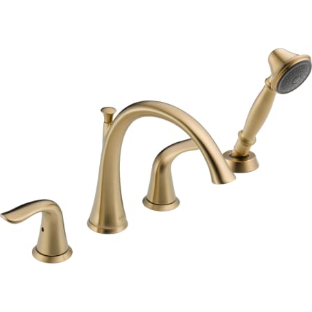 A large image of the Delta T4738 Champagne Bronze
