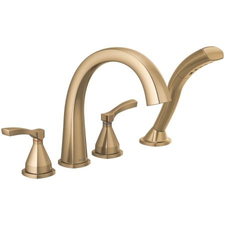 A large image of the Delta T4777 Champagne Bronze
