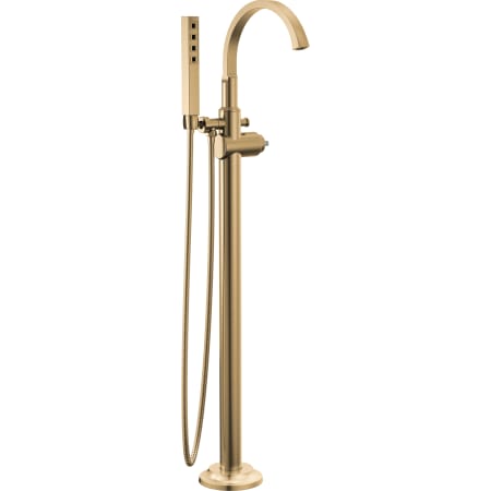 A large image of the Delta T4788-LHP-FL Lumicoat Champagne Bronze