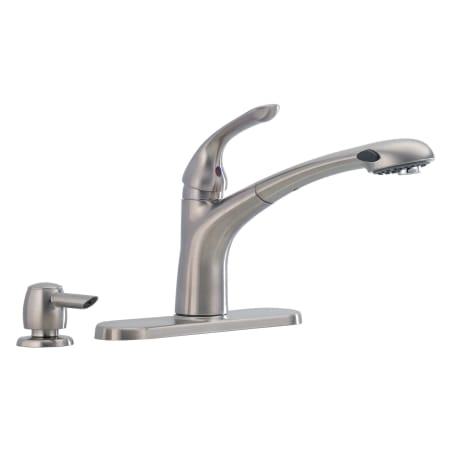 Delta 16928-SD-DST Chrome Uptown Pullout Spray Kitchen Faucet with ...