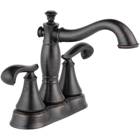 A large image of the Delta 2597LF-MPU-LHP Venetian Bronze Finish with French Curve Handle