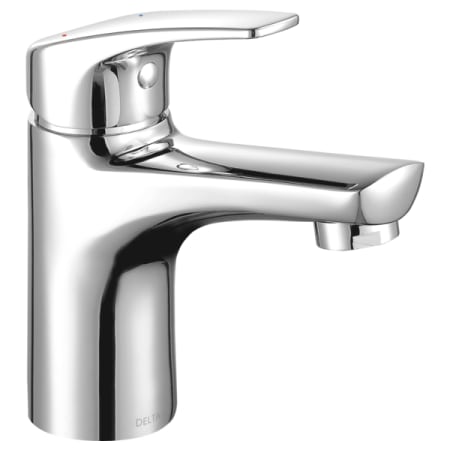 Delta 534lf Pp Chrome Modern 1 2 Gpm Single Hole Bathroom Sink A Large Image Of The Delta 534lf Pp Chrome