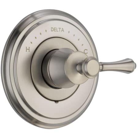 A large image of the Delta T14097-LHP Stainless Finish with Metal Lever Handle