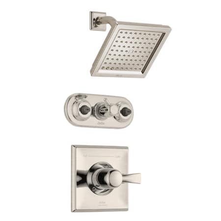 A large image of the Delta Dryden Monitor 14 Series Shower Package Brilliance Stainless