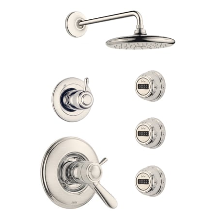 A large image of the Delta Lahara TempAssure Shower Package Brilliance Stainless