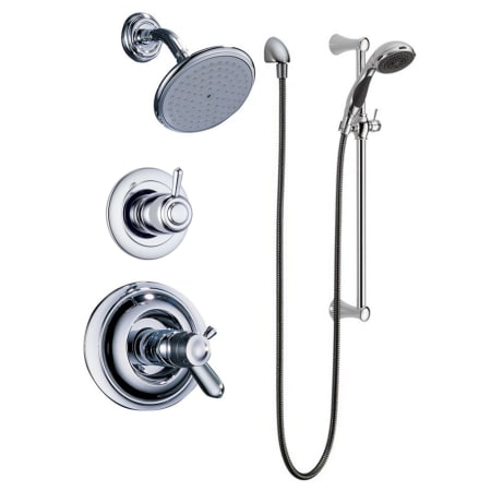 A large image of the Delta Innovations TempAssure Shower Package Chrome