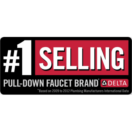 A large image of the Delta B4310LF-SDISP #1 Selling Pull-Down Faucet Brand