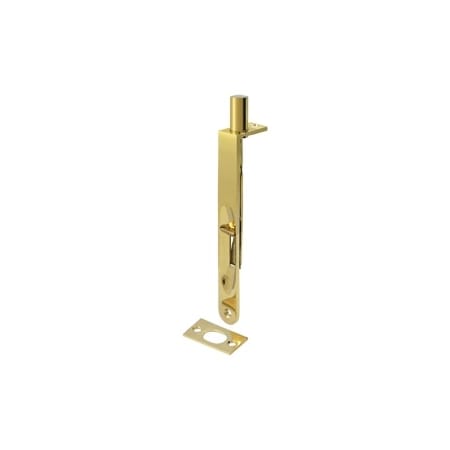 A large image of the Deltana 6FBR Lifetime Polished Brass