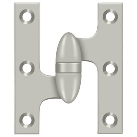 A large image of the Deltana OK3025B-L Satin Nickel