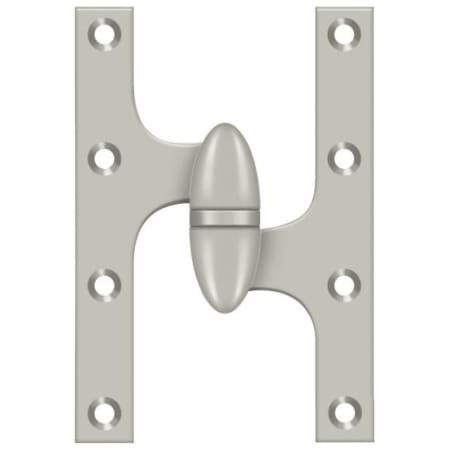 A large image of the Deltana OK6040B-R Satin Nickel