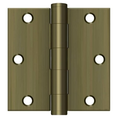 A large image of the Deltana S35HD Antique Brass