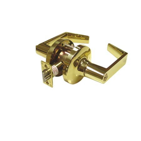 A large image of the Deltana CL500FLC Polished Brass