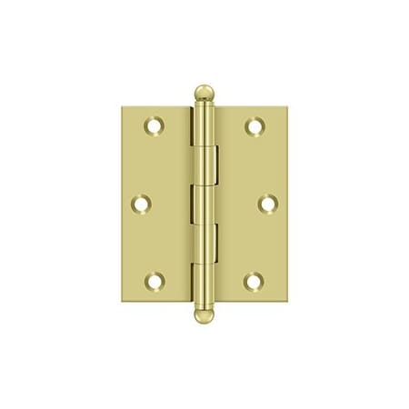 A large image of the Deltana CH3025-10PACK Polished Brass