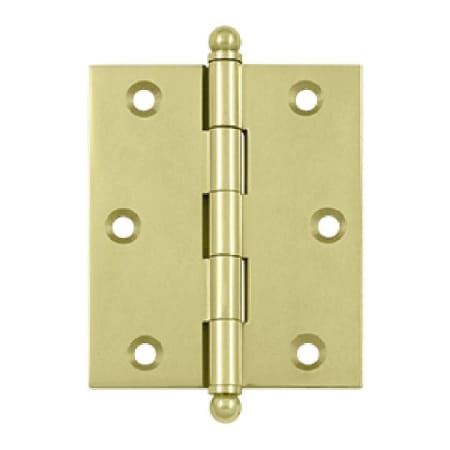 A large image of the Deltana CH3025-10PACK Unlacquered Brass
