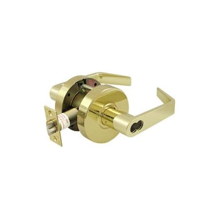 A large image of the Deltana CL500ECCNC Polished Brass