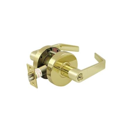 A large image of the Deltana CL500EVC Polished Brass