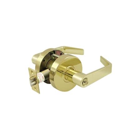 A large image of the Deltana CL504EVC Polished Brass