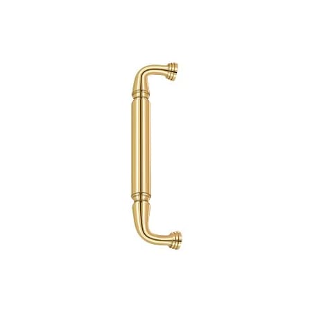 A large image of the Deltana DP2575 Lifetime Polished Brass