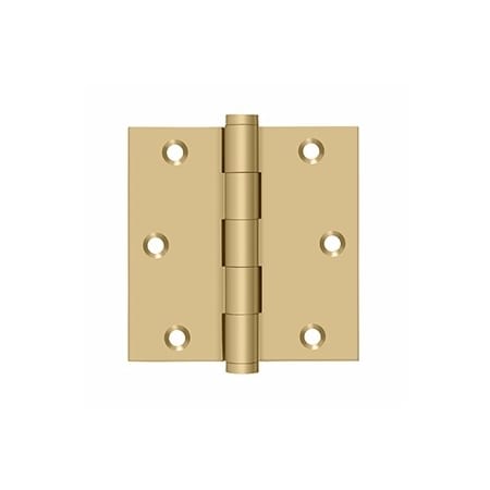 A large image of the Deltana DSB35 Satin Brass