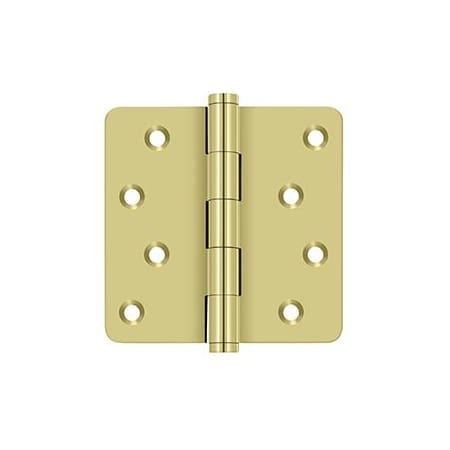 A large image of the Deltana DSB4R4-RZ Polished Brass