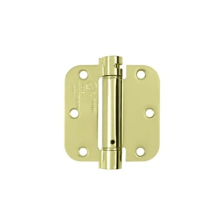 A large image of the Deltana DSH35R5 Polished Brass