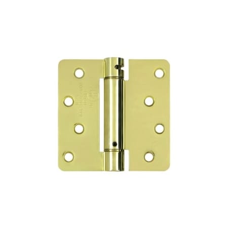 A large image of the Deltana DSH4R4 Polished Brass / Brushed Brass